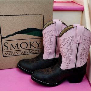 Smoky Mountain Boots Pink Brown size 10.5 toddler